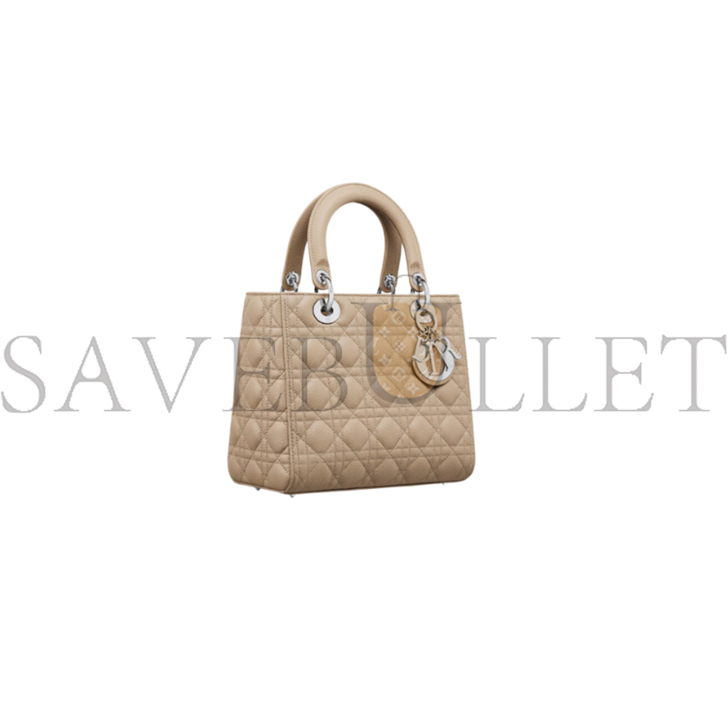 DIOR MEDIUM LADY DIOR BAG M0560PWRT-M116 (24*20*12.7cm)